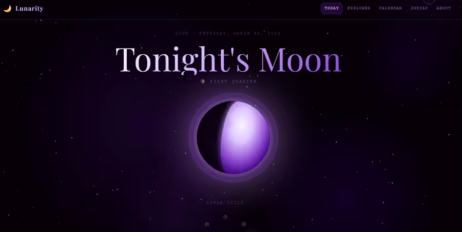 Lunarity interface